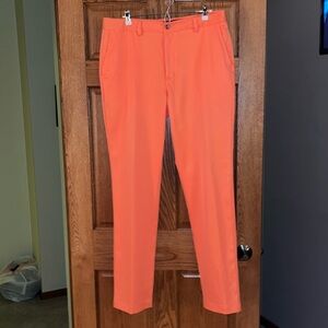 Men’s vineyard vines Links pant, size 36x34, orange color